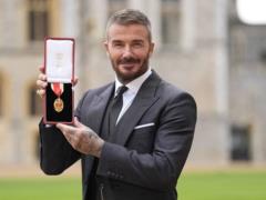 David Beckham received a knighthood
