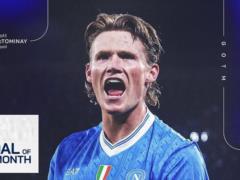 McTominay as the author of the greatest goal in Serie A