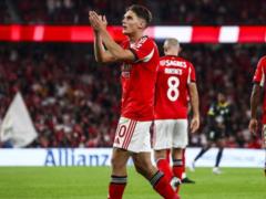 Sudakov and Trubin - at the Benfica starting warehouse for the match against Bayer