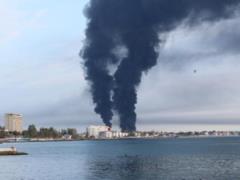 В Феодосии ночью раздавались взрывы возле нефтебазы - соцсети