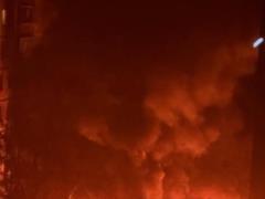 В Харькове Шахед попал в многоэтажку