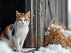 Когда не стоит выпускать кота на улицу зимой: названа критическая температура
