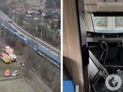 В Чехии произошла авария на железной дороге: пострадали 40 человек, пятеро в тяжелом состоянии.
