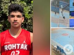 В Индии игрока сборной убило баскетбольное кольцо. Момент попал на видео