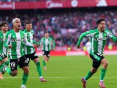 Betis won the Seville derby on the Seville pitch