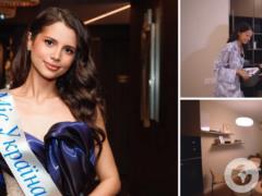 21-летняя  Мисс Украина  съехала от родителей после вылета из  Холостяка  и показала свою квартиру в Киеве за 29 тысяч грн