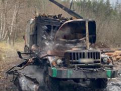 В Изюме российский дрон ударил по грузовику: есть жертвы