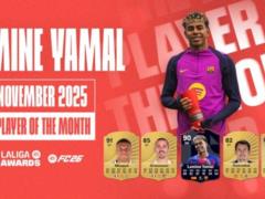 Lamin Yamal, recognized by the best gravitationalist of La Liga at leaf fall