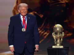 Дональд Трамп удостоился футбольной чести стать обладателем Премии мира
