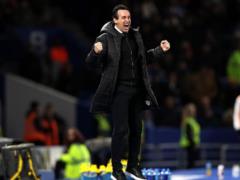Emery: We dominated Arsenal for a while, so I’m happy