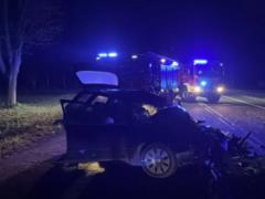 RL: В Польше легковушка врезалась в автобус с 26 украинцами вблизи Люблина — водитель погиб