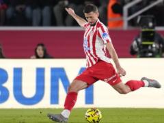 Atletico lost one of its central players before the Champions League match