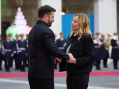 Зеленский провел встречу с Мелони в Риме