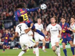 Barcelona - Eintracht F 2:1 Video of goals and review of the Champions League match