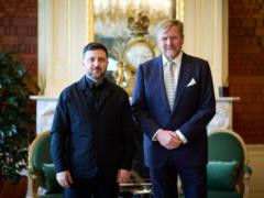 Зеленский встретился с королём Нидерландов
