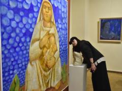 Сакральные  Образки : в киевском музее Шевченко открыли выставку юных последователей бойчукизма