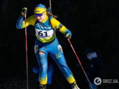 Украина завоевала  серебро  в женской эстафете Кубка IBU по биатлону