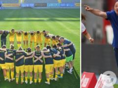   The head coach of the Ukrainian women s football team has officially resigned