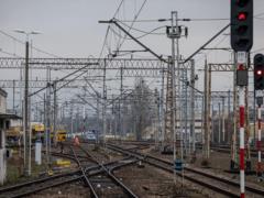 Повреждение железнодорожного пути обнаружено в центральной Польше