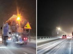 Перевернутые автобусы и почти нулевая видимость: из-за непогоды в Украине катастрофически ухудшилась ситуация на дорогах. Фото и