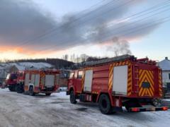A gas pipeline caught fire in Transcarpathia