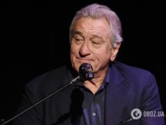 Роберт Де Ниро заговорил на украинском: голливудский актер поздравил украинцев с Новым годом.