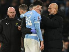 Manchester City reported Guardiola s serious injury