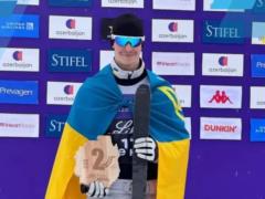 Первый подиум в карьере: украинец Гаврюк стал призером Кубка мира по лыжной акробатике