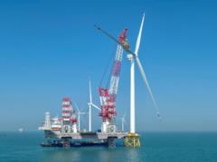 Китай установил крупнейшую в мире морскую ветровую турбину