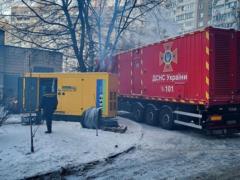 В Киеве подключили десятки генераторов к домам