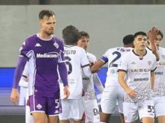 Cagliari on the way to Fiorentina