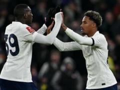 Tottenham stars were lost in an accident before the Champions League match
