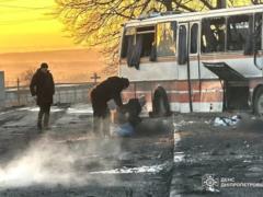РФ атаковала автобус с шахтерами: 12 погибших