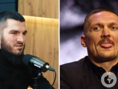 Называл больным: Усик отказался здороваться с фанатом Кадырова в США.
