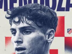 Atletico signed Rodrigo Mendoza from Jelce