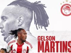 Gelson Martins extended his contract with Olympiacos