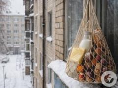 Зачем в СССР зимой вешали авоськи за окном: есть практическое объяснение