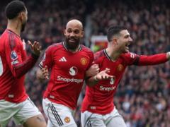 Manchester United successfully beat Tottenham