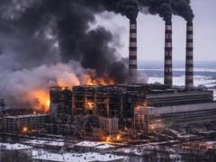 В результате атаки РФ остановилась Бурштинская ТЭС