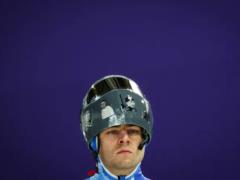 Украинец Гераскевич выступил на Олимпиаде-2026 в шлеме с фото спортсменов, которых убила Россия