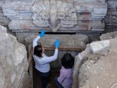 В Мексике обнаружена 1400-летняя гробница сапотеков с уникальным сводом