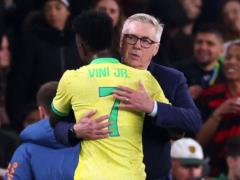 Vinicius speaks about Ancelotti joining the Brazilian national team