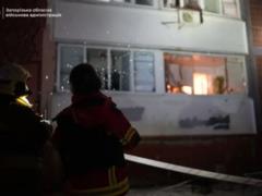 Вечерняя атака на Запорожье: один человек погиб, количество раненых возросло до шести