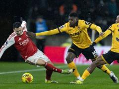 Wolverhampton have achieved a unique advantage by winning against Arsenal