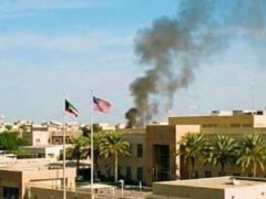 Над зданием посольства США в Кувейте поднялся черный дым из-за ударов Ирана