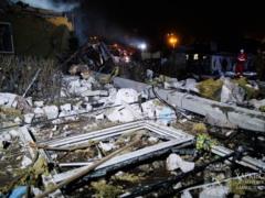 В Харькове обломки БПЛА повредили окна и автомобили