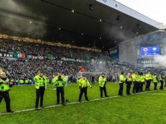 Chaos at Ibrox: police stop Celtic and Rangers fans