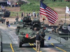 США и Южная Корея начали масштабные военные учения