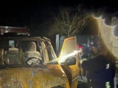 В Черниговской области из-за падения российского дрона загорелся дом
