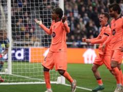 Barcelona faced defeat on the Newcastle pitch